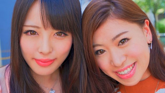 274ETQT-077 Shibuya girls duo stand up and roll up in back